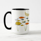 Moderne MCM Retro viszwemmers Planten Mok (Links)