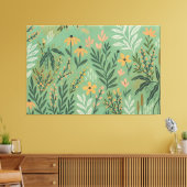 Moderne Meadow Floral Canvas Art Afdruk (Insitu (Woonkamer))