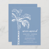 Moderne mededeling over boombewegingen aankondigingskaart (Voorkant / Achterkant)