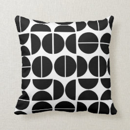 Moderne medio-eeuwse abstracte cirkel kussen