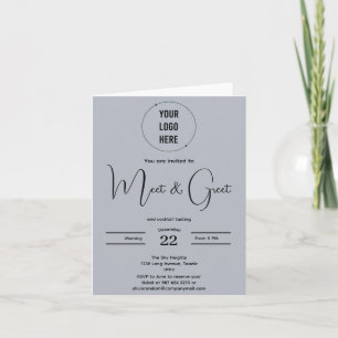 Moderne meet and greet zakelijke minimalistische u