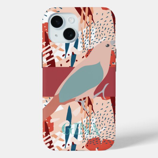 Moderne Meisjesachtig Schattig Gepersonaliseerd Case-Mate iPhone Case (Achterkant)