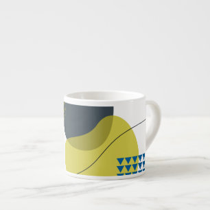 Moderne, Memphis, koele, unieke, trendy illustrati Espresso Kop