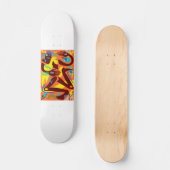 Moderne mensen skateboard dek (Voorkant)