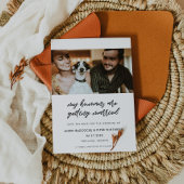 Moderne mensen worden getrouwd save the date