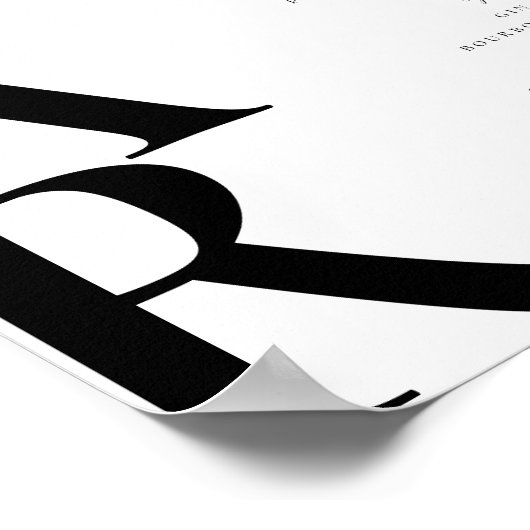 Moderne menubalk poster (Hoek)