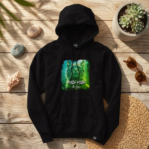 Moderne Meow Frame – Gepersonaliseerde kattennaam Hoodie