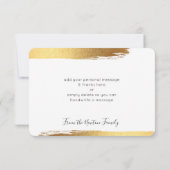 MODERNE MERCI luxe calligraphie or brosse (Dos)