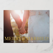 Moderne Merry & Marié Carte photo FOIL (Recto)