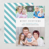 Moderne Merry Tout Cartes photos de vacances (Devant / Derrière)