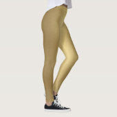 Moderne metalen ombre Solid Gold Leggings (Rechts)