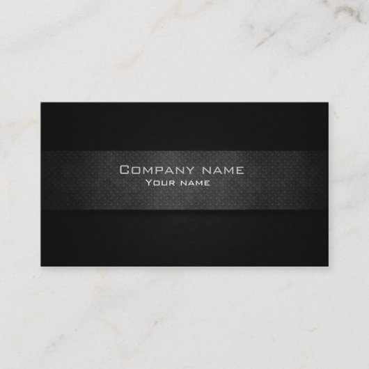 Moderne metalen visitekaartje (Voorkant)