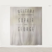 Moderne metallische Folie Weddenschap Decor Backdr Wandkleed (Voorkant)