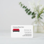 Moderne meubelthema visitekaartje (Staand voorkant)