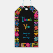 Moderne Mexicaanse bruiloft Cadeaulabel (Voorkant)