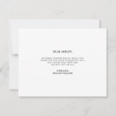 Moderne Mexicaanse Fiesta Bruiloft Feest Plat Bedankkaart (Achterkant)