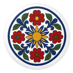 Moderne Mexicaanse Talavera Folk Art Keramische Kn Knop