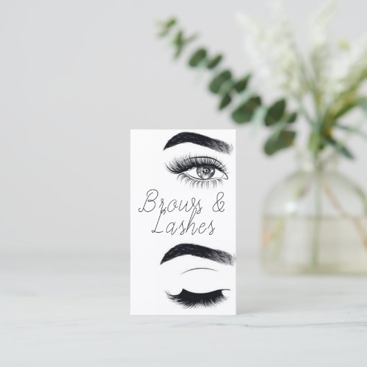 Moderne microblading, Eyebrows, Permanente Makeup Visitekaartje (Staand voorkant)