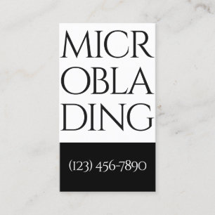 Moderne Microblading , Wenkbrauwen, Permanente Mak Visitekaartje