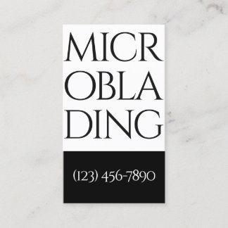 Moderne Microblading , Wenkbrauwen, Permanente Mak Visitekaartje
