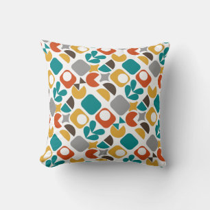 Moderne Mid Century Geometrische Kleurrijke Retro Kussen