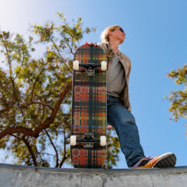 Moderne midcentury Madras Skateboard
