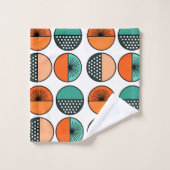 Moderne middencirkelhalven bad handdoek (Wasdoekje)