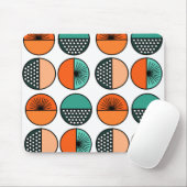 Moderne middencirkelhalven muismat (Met muis)