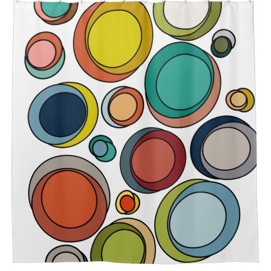 Moderne middeneeuwen douchegordijn (Voorkant)