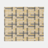 Moderne middeneeuwse dwarsdoorsnede fleece deken (Voorkant (Horizontaal))