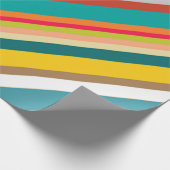 Moderne middeneeuwse strips cadeaupapier (Hoek)