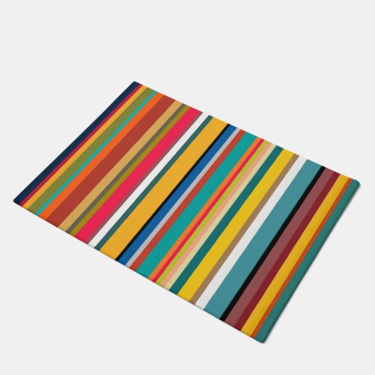 Moderne middeneeuwse strips deurmat (Schuin)