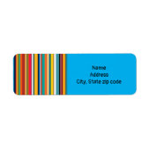 Moderne middeneeuwse strips etiket (Voorkant)