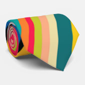 Moderne middeneeuwse strips stropdas (Opgerold)