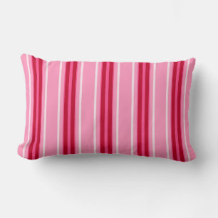 Moderne middenstaven, roze en Bourgogne Kussen