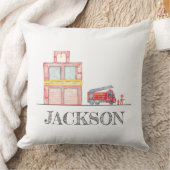 Moderne miniatuurfeest van vuurman kussen (Deken)