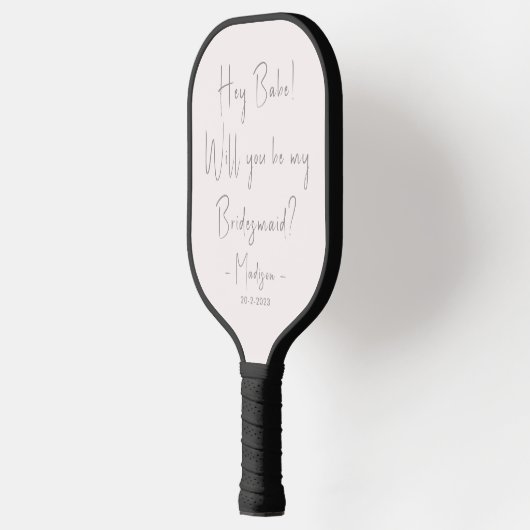 Moderne minieme bridesmaid-ontwerphandleiding Blus Pickleball Paddle (Links)