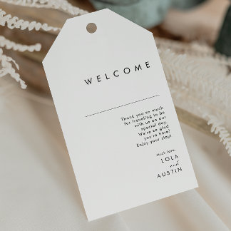 Moderne minieme Labels voor weddenschappen Cadeaulabel