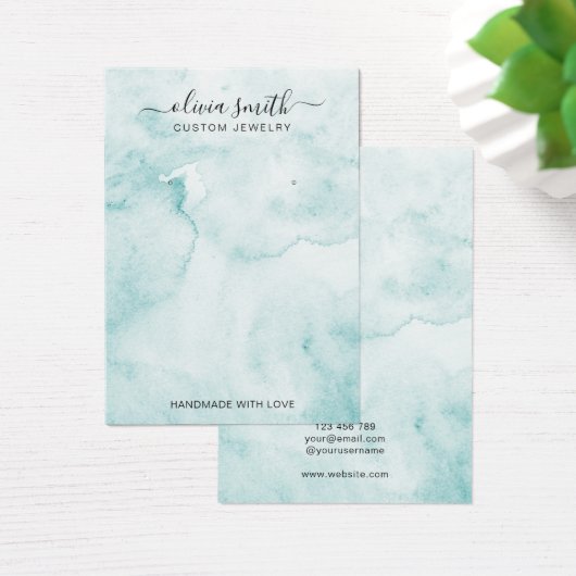 Moderne minieme Waterverf juwelier Display Kaart (Bureau)