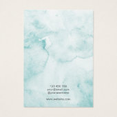 Moderne minieme Waterverf juwelier Display Kaart (Achterkant)