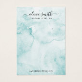 Moderne minieme Waterverf juwelier Display Kaart (Voorkant)
