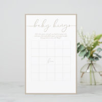 Moderne minima | Baby Bingo Game Kaart