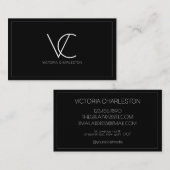 Moderne minima visitekaartje (Voorkant / Achterkant)