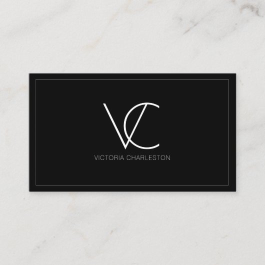 Moderne minima visitekaartje (Voorkant)