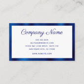 Moderne minima visitekaartje (Achterkant)