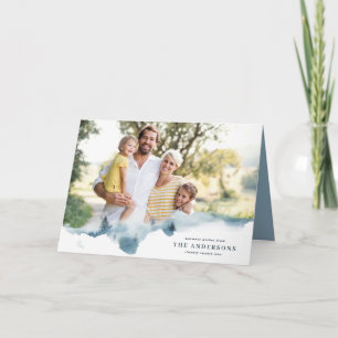 Moderne minimaal allen is kalme de fotovakantie notitiekaartje