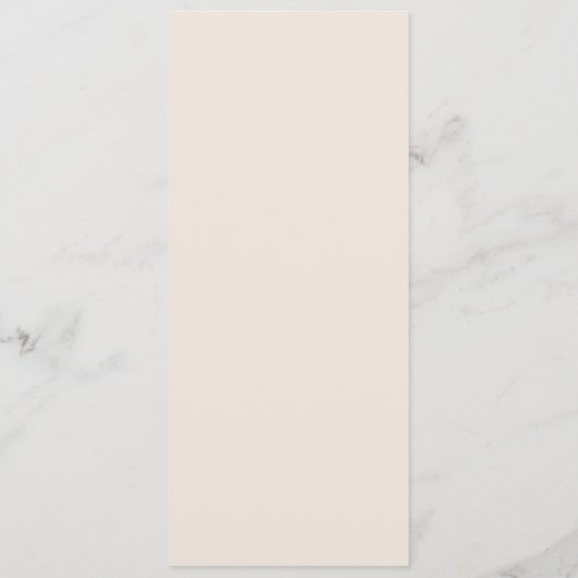 Moderne minimaal elegante kalligrafie script bruil menu (Achterkant)