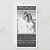 Moderne Minimaal Foto Save The Date (Voorkant)