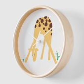 Moderne Minimaal Gele Giraffe, 10" (Hoek)