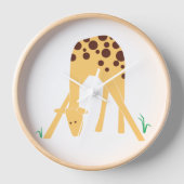 Moderne Minimaal Gele Giraffe, 10" (Voorkant)